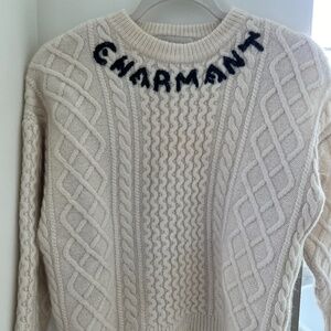 Clare V. Fisherman sweater - size s
